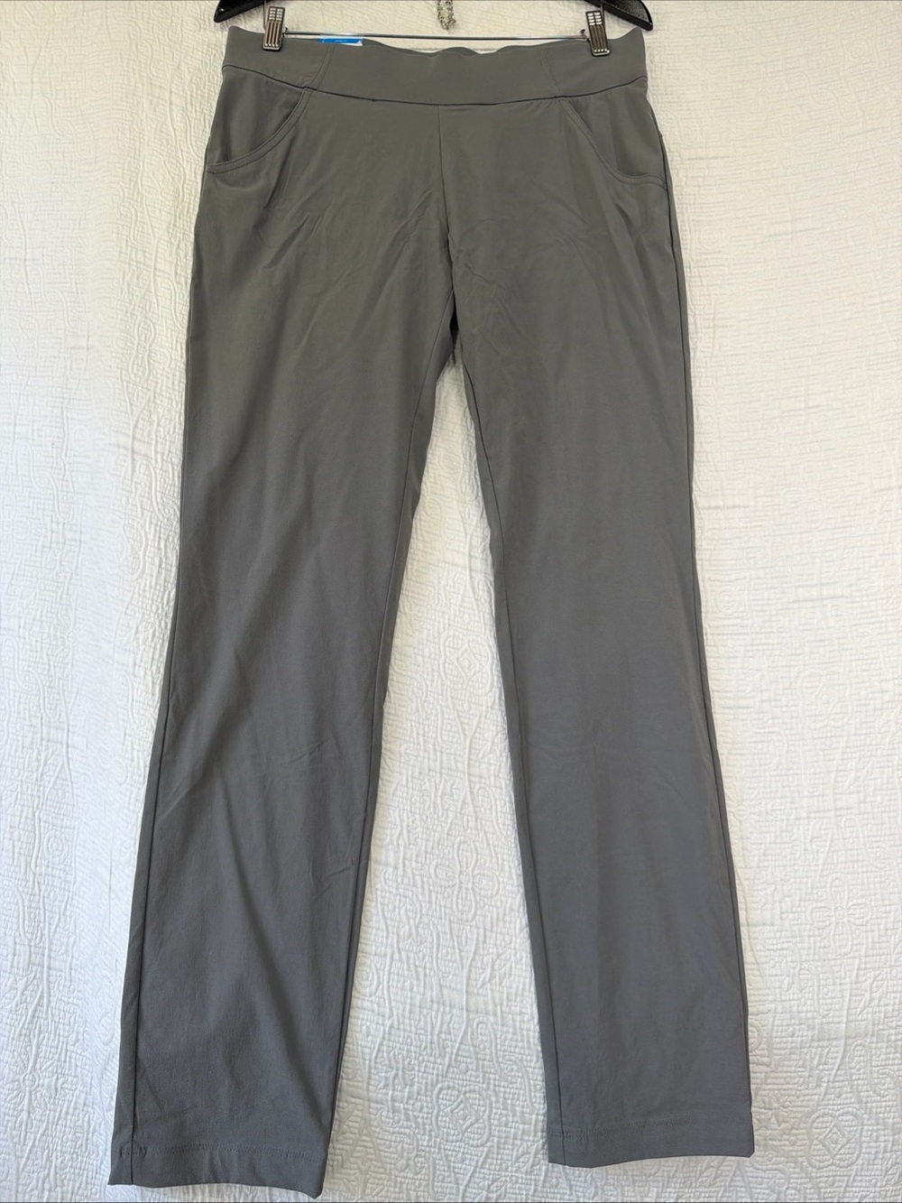 Columbia Anytime Casual Pull On Pants Womens Medium Grey Hiking Outdoors Camping